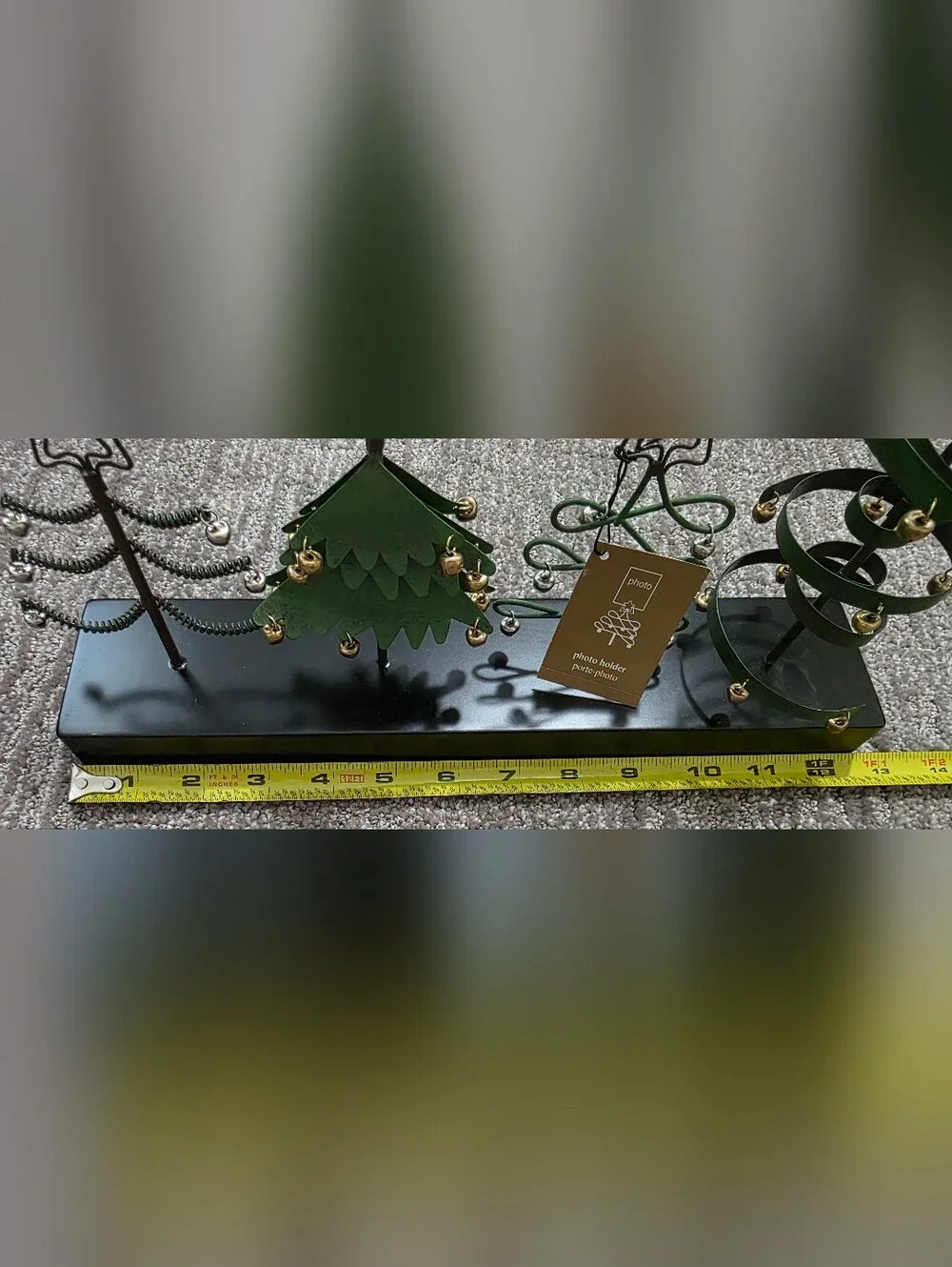 NWT Pier One Imports Christmas Tree Picture Holder Cottagecore Winter Whimsical